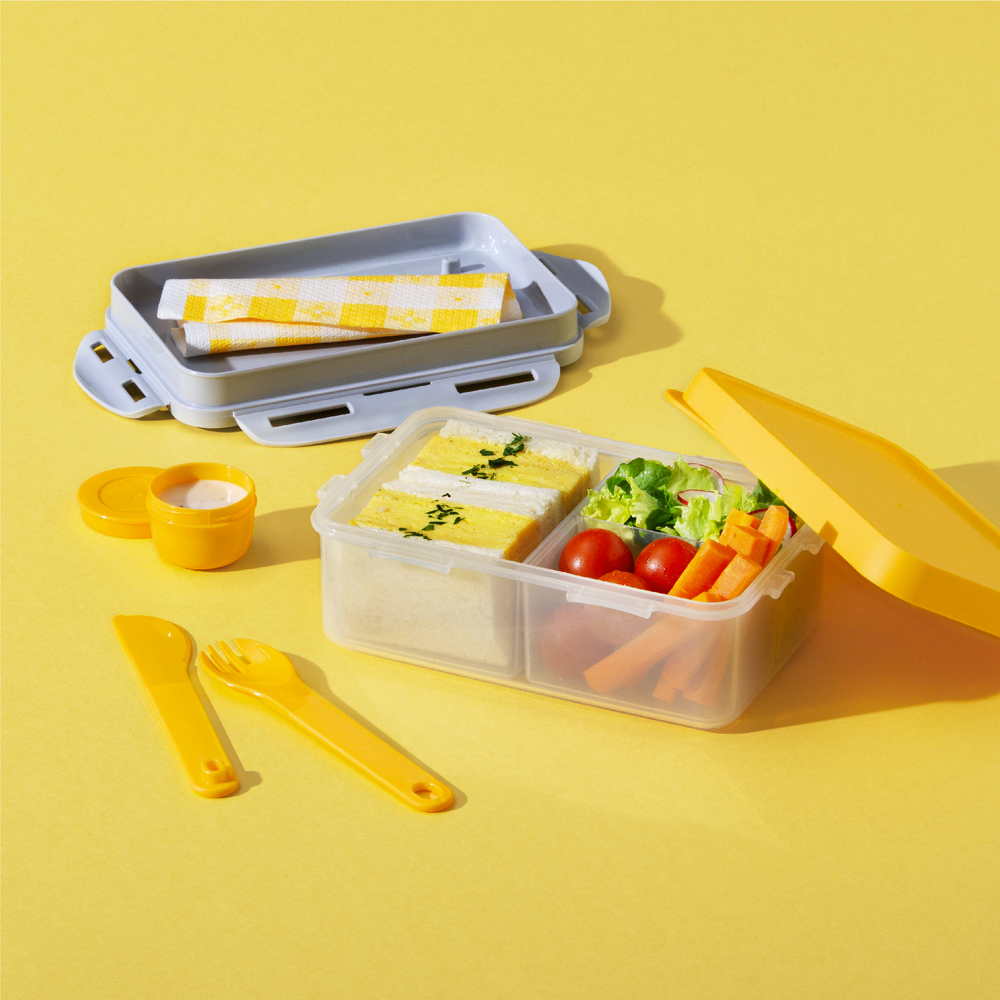 Hộp Cơm Locknlock Togo Lunchbox 1L - 2 Màu (Xanh, Vàng) - HPL817L